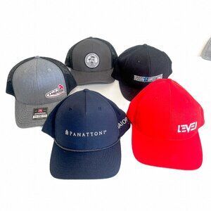 Construction Trucker Hat Rope Snapback, Utah Contractor Richardson Cap Lot of 5